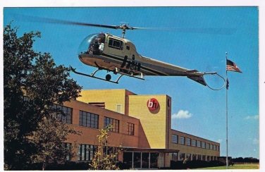 Texas Postcard Fort Worth Built Helicopters Bell Helicopter Co Hurst