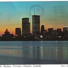 Ontario Postcard Toronto Twilight Skyline Royal York Hotel TD Centre