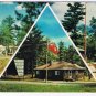 Ontario Postcard Lake Huron Pine Crest Tent & Trailer Park