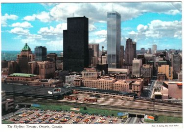 Ontario Postcard Toronto Skyline Royal York Hotel Toronto Dominion Centre