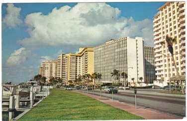 Florida Postcard Miami Beach Indian Creek Luxury Hotels