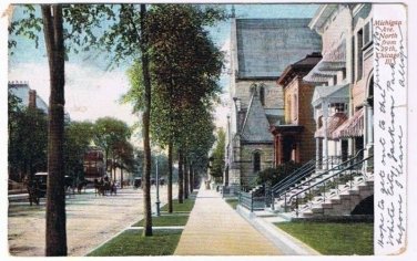 Chicago Illinois Postcard Michigan Avenue Alfred Holzmann