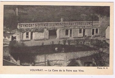 France Postcard Vouvray La Cave de la Foire aux Vins Wine Fair Cave