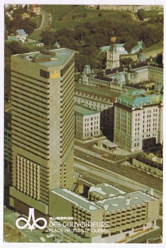 Quebec Postcard Auberge des Gouverneurs Place Hauteville
