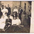RPPC Postcard Extended Large Family Gathering Early 20th Century