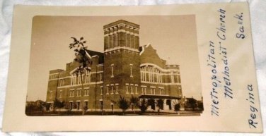 Regina Postcard RPPC Metropolitan Methodist Church 1910