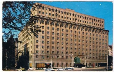 Advertising Pittsburgh Webster Hall Hotel Postcard