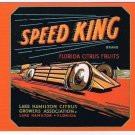 Advertising Postcard Speed King Brand Lake Hamilton Citrus Growers  circa 1920