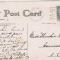 Springtime Postcard by Scheuer Sepia Toned Postmarked Charlottetown PEI 1909