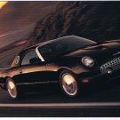 Car Postcard 2002 Ford Thunderbird Original Ford Card