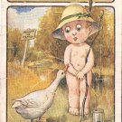 Reg Maurice Comic Postcard Go Away I Ain't Got No Worms For You
