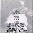 Mennonite Postcard Proposal Christians of the World Stop Killing Each Other