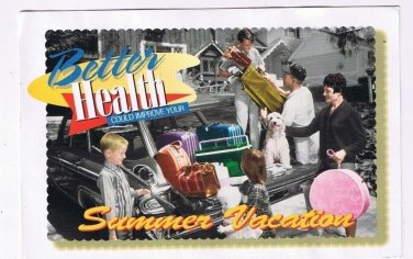 Advertising Postcard Chiropracter Better Health Could Improve Summer Vacations