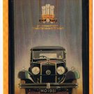Vintage Car Postcard England Morris 1931 A Certain Style Ad Reproduction