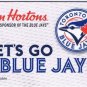 Tim Horton's 2018 Gift Card MLB Toronto Blue Jays No Value