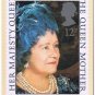 Royalty Postcard Her Majesty Queen Elizabeth Queen Mother 80th Birthday Stamp