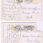 Two Vera Peterson Postcards Boy on Each Side A Little Sun