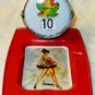 Vintage Ashtray Or Pin Tray With Calendar Risque Pin Up