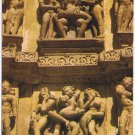 Postcard No 335 Erotic Sculpture Khajurao India
