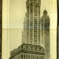 Scenes of Modern New York L.H. Nelson Co. Vintage 1905 Centerfold Singer Bldg