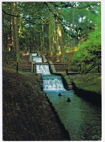 Holland Netherlands Postcard Loenen Veluwe Waterval Waterfall