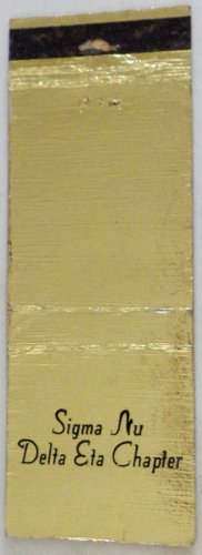 Matchbook Cover Sigma Nu Delta Eta Chapter