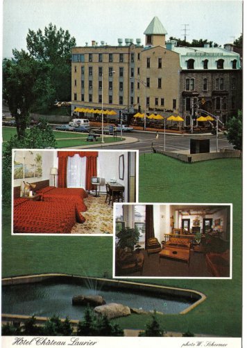 Quebec Postcard Quebec City Hotel Chateau Laurier