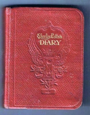 Charles Petts's Diary Self Opening Pocket Diary for 1923 Notations