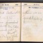 Charles Petts's Diary Self Opening Pocket Diary for 1923 Notations