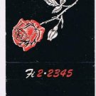 Matchbook Cover Valentinos Restaurant & Cocktail Lounge Philadelphia PA
