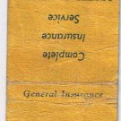 Matchbook Cover Lester L Lovier Insurance Rome New York