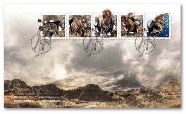 Stamps Canada Dinos of Canada Dinosaurs FDC April 13 2015