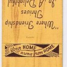 Matchbook Cover Hotel Luther Vero Beach Florida