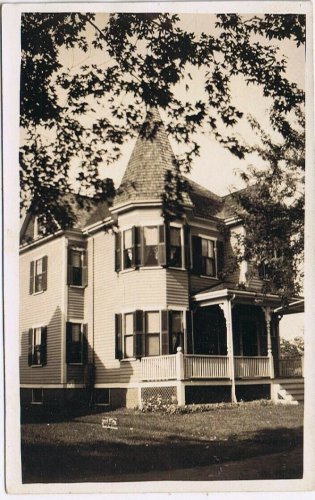 Postcard RPPC Residence Home in West Medford Massachusetts