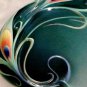 Franz Collection Luminescence Peacock Platter Kathy Ireland Home 19.25&acirc;�� x 15"