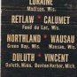 Matchbook Cover Hotel Duluth Schroeder Hotel Black Bear Louinge Duluth Minnesota
