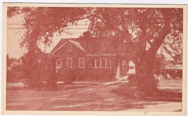 Postcard Oak Villa Savannah Highway Charleston South Carolina