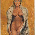 Risque Postcard Nu D'Aslan Gouache Christine Femme A La Tourrure