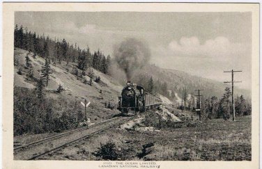 Postcard RPPC Train The Ocean Limited Canadian Pacific Railway
