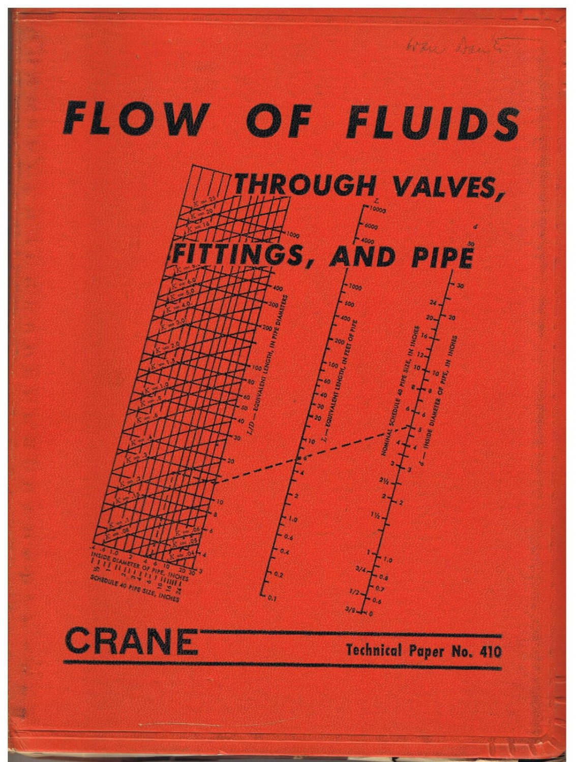 Crane Flow Of Fluids Through Valves Fittings & Pipe