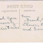 RPPC Postcard Mother Father 2 Boys Girl Doll Early 20th Century