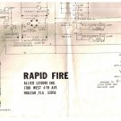 Arcade Game Schematic Diagram Rapid Fire Allied Leisure Hialeah Florida