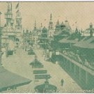 Postcard Coney Island Luna Park Promenade New York