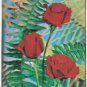 Postcard 3D Lenticular Red Roses