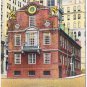 Massachusetts Postcard Boston The Old State House Washington & State