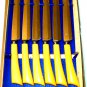 Vintage Steak Knives (6) Bakelite Handles Stanley Home Products Stainless Steel