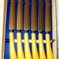 Vintage Steak Knives (6) Bakelite Handles Stanley Home Products Stainless Steel