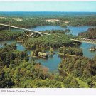 Ontario Postcard Ivy Lea Bridge 1000 Islands Linking Canada & USA