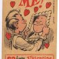 Vintage Sarcastic Valentine Card T.C.G. 1950s I Found My Ideal
