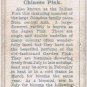 Wills Cigarette Card Garden Flowers #12 Chinese Pink